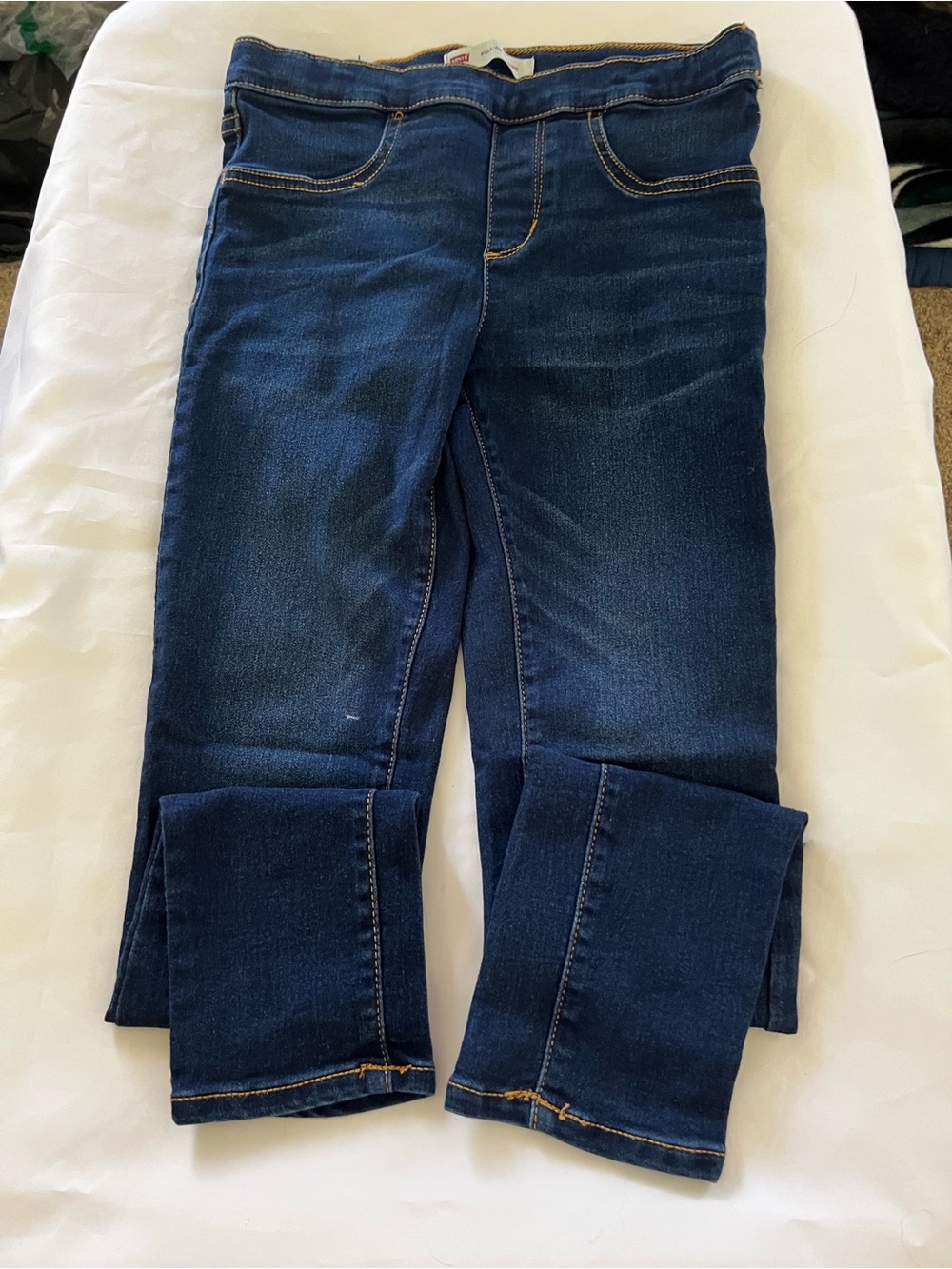 All 4 for 28.00. Cat & Jack, Candies, Levi’s Dark Blue Stretch Jeggings